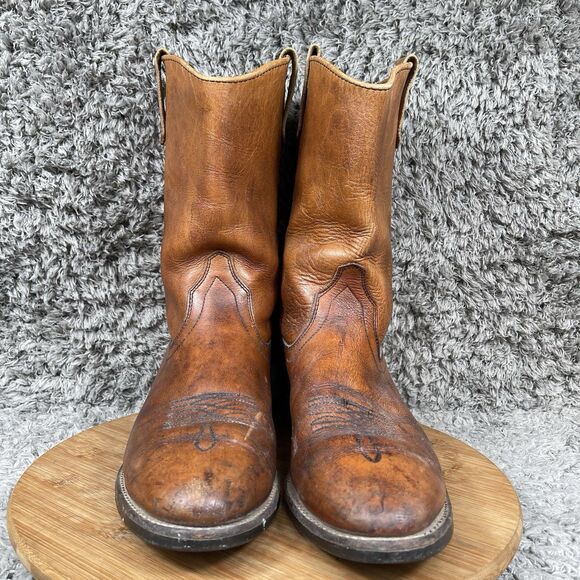 Vintage Red Wing Pecos Pull On Cowboy Western Boots Men's 12 B - Picture 3 of 12